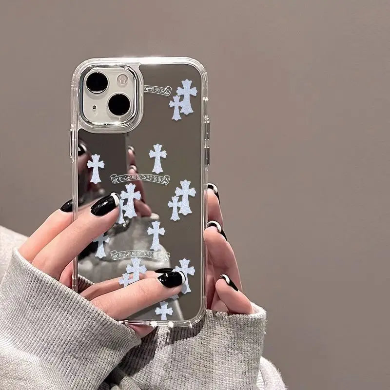 Chrome Hearts Crosses Mirror Case