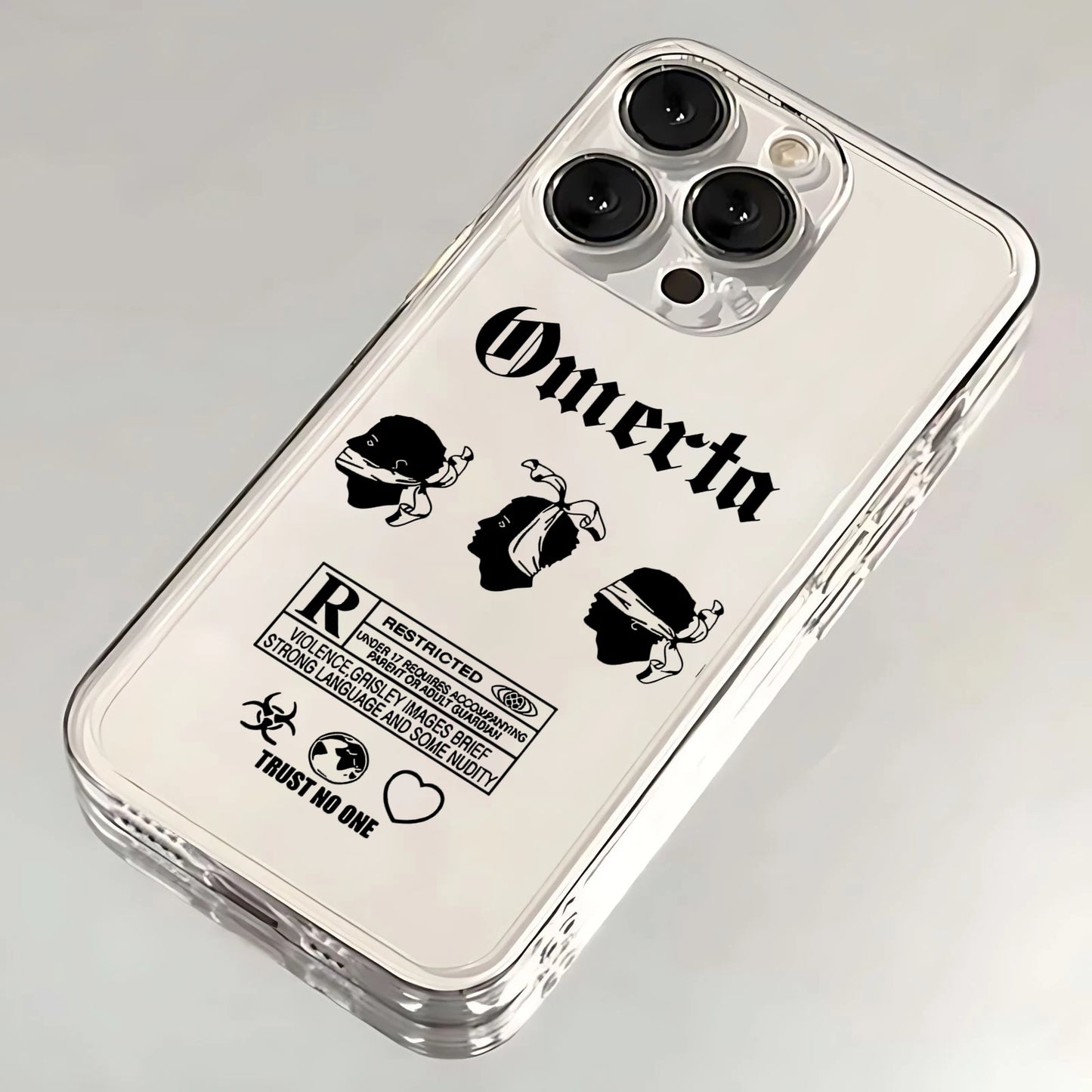 Omerta Mafia Transparent Case