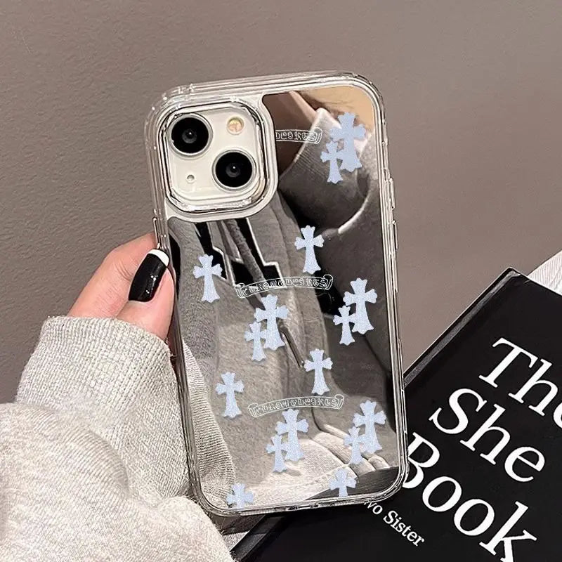 Chrome Hearts Crosses Mirror Case