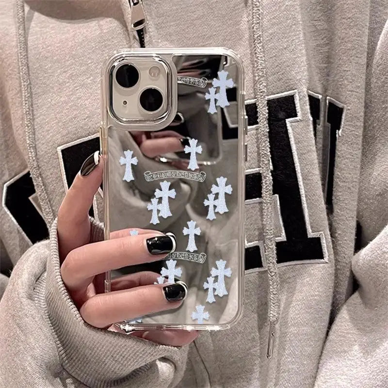 Chrome Hearts Crosses Mirror Case