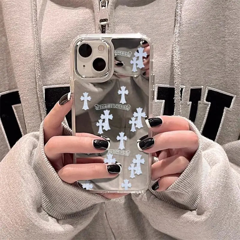 Chrome Hearts Crosses Mirror Case