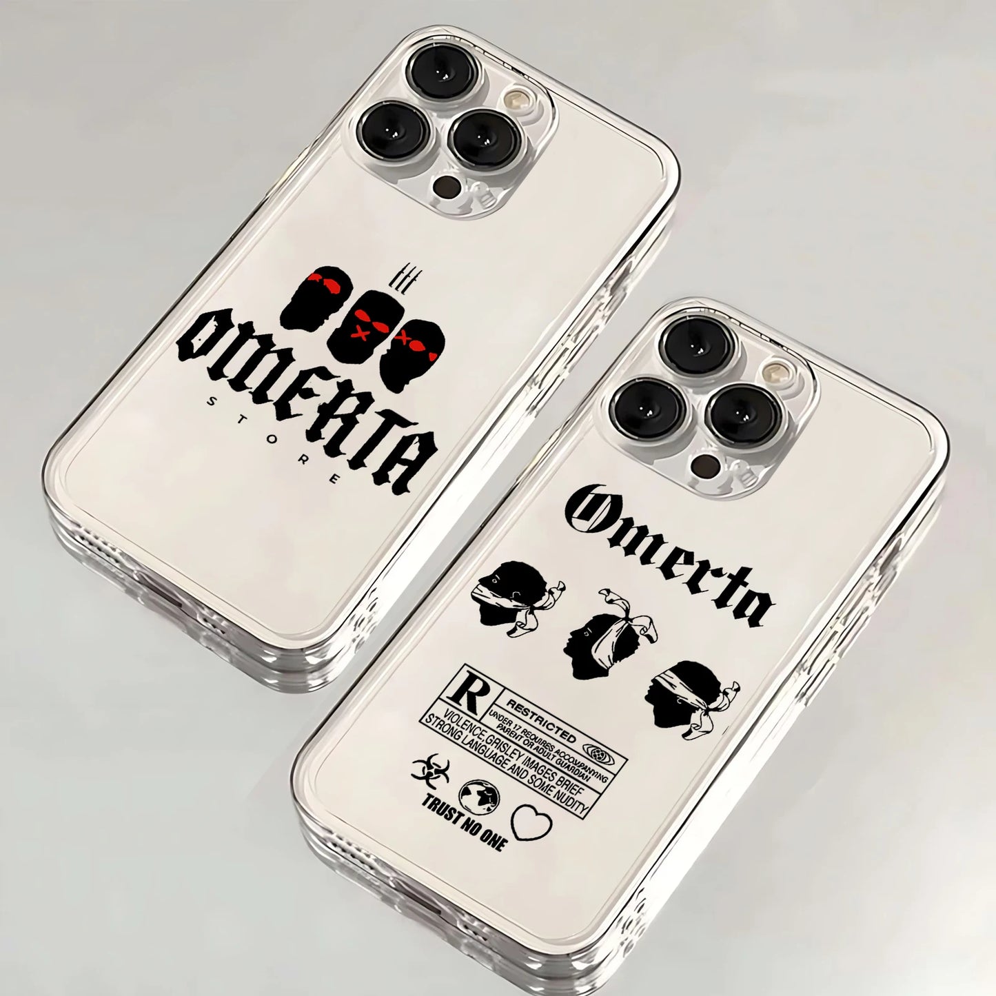 Omerta Mafia Transparent Case