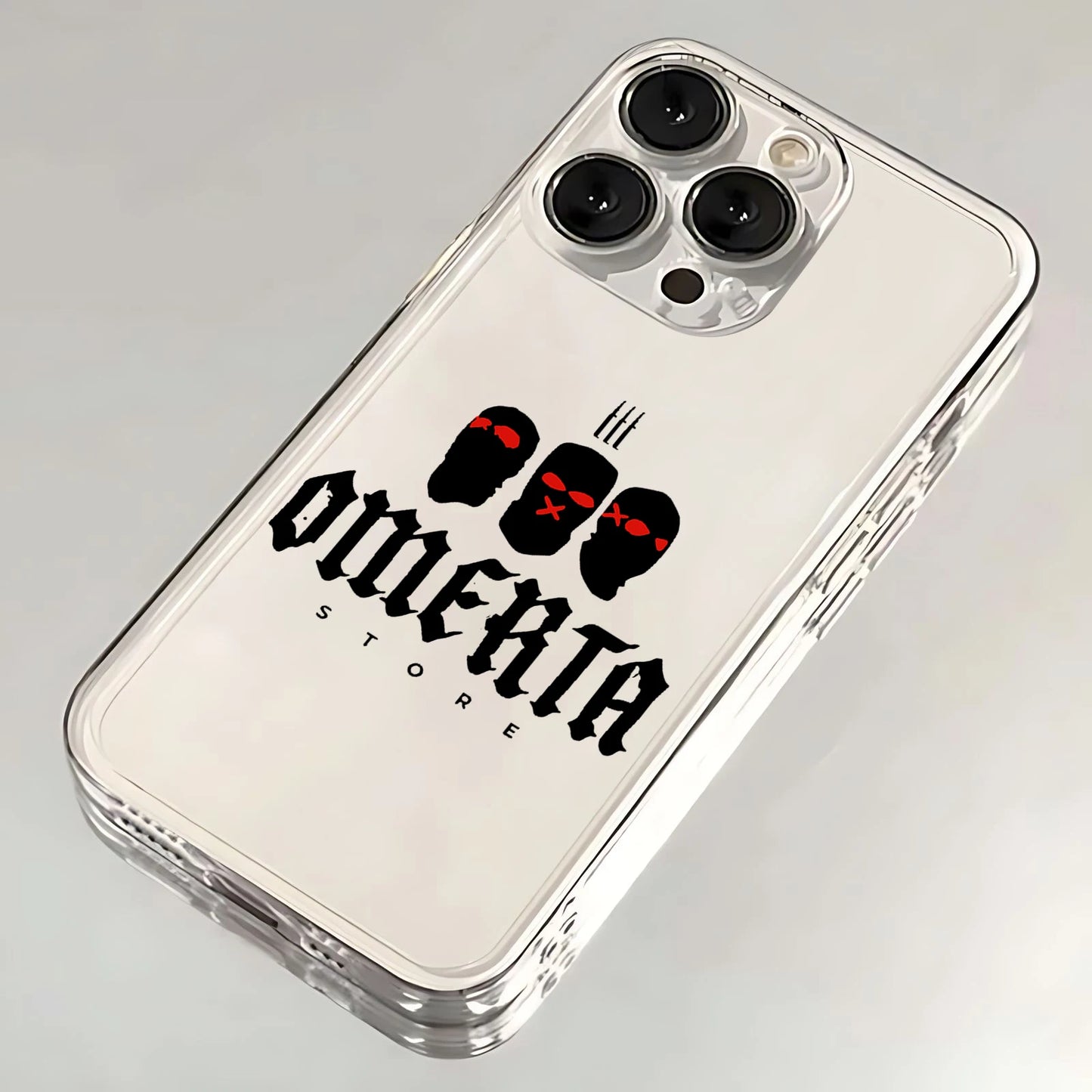 Omerta Mafia Transparent Case