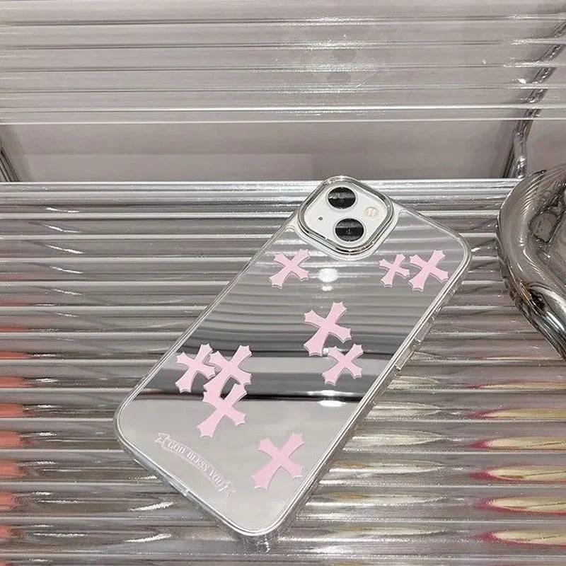 Chrome Hearts Crosses Mirror Case