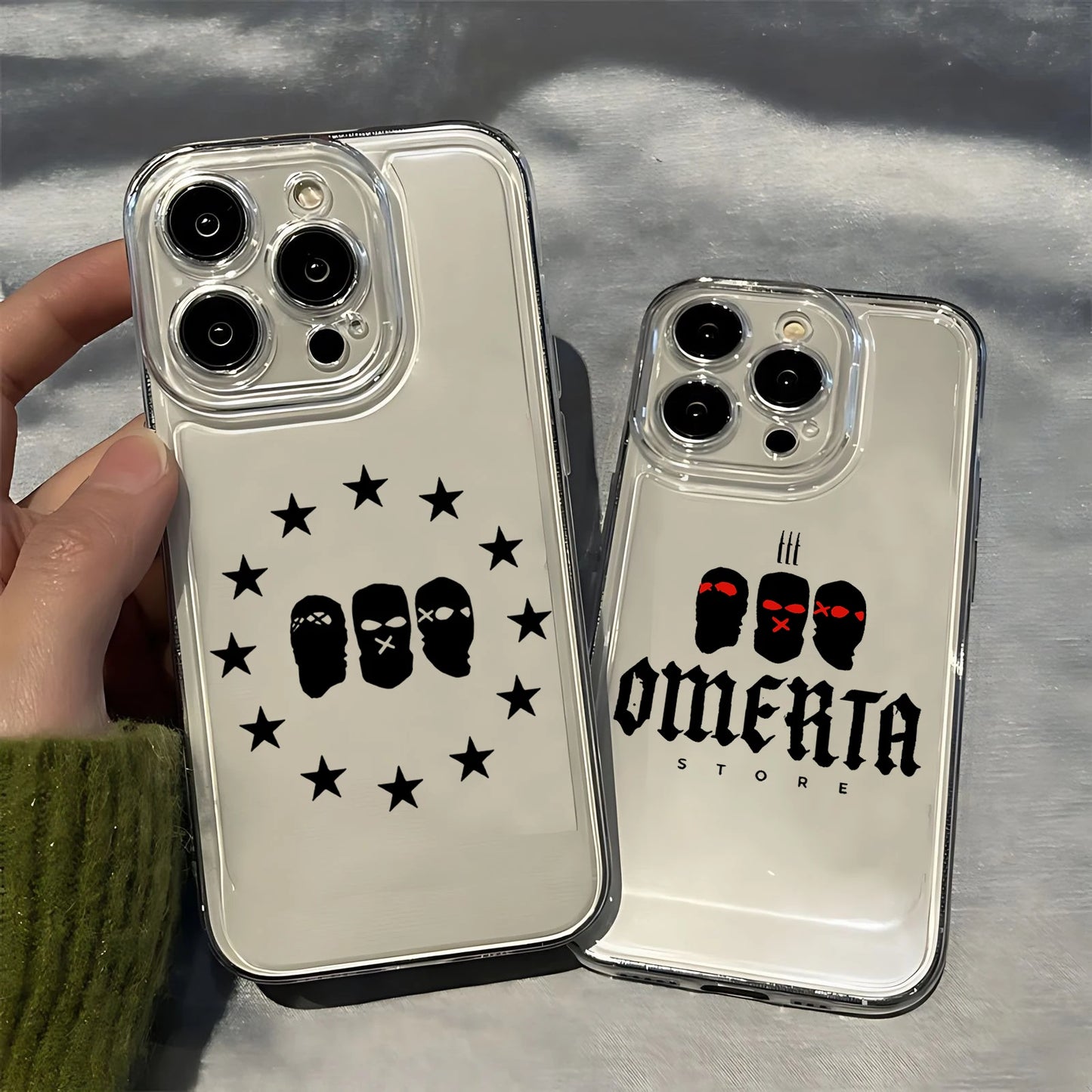 Omerta Mafia Transparent Case
