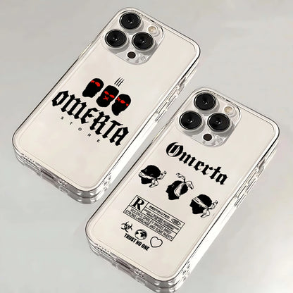Omerta Mafia Transparent Case