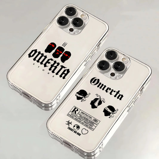 Omerta Mafia Transparent Case