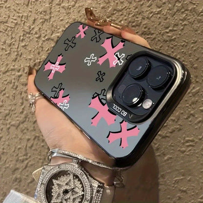 Chrome Hearts Pink Crosses Case
