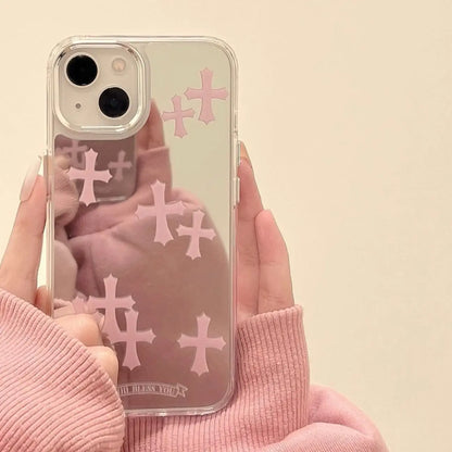Chrome Hearts Crosses Mirror Case