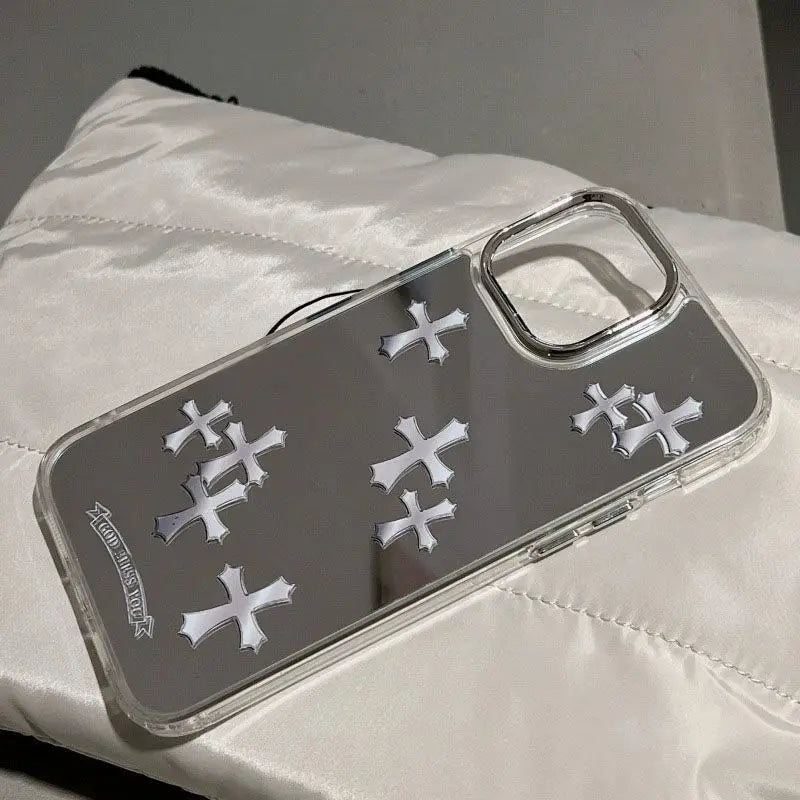 Chrome Hearts Crosses Mirror Case