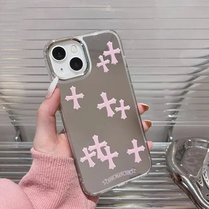 Chrome Hearts Crosses Mirror Case